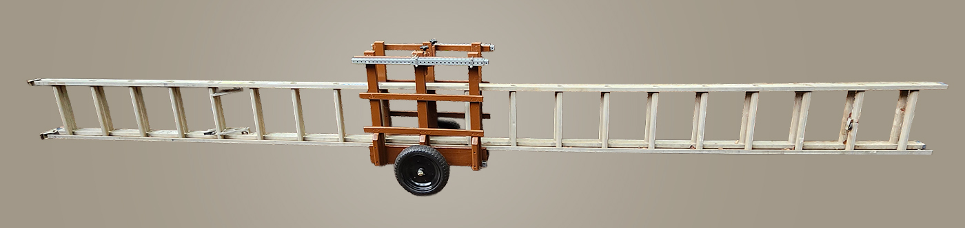 Lumber Lugger carrying a long and narrow load.